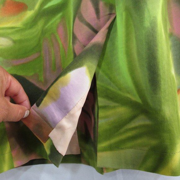 Danielle Women Floral Tropical Printed Jackets/Coats Size 8 - Picture 6 of 11